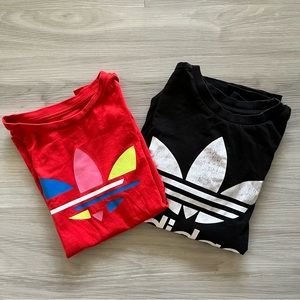 BUNDLE!! Adidas TEES  ( Youth M) LONG SLEEVE & SHORT SLEEVE!!!